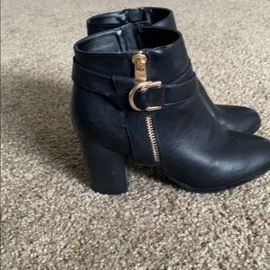 Black Boots w/ Gold Buckle